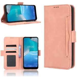 Voor AT&T Maestro 3 U626AA Skin Feel Calf Texture Card Slots Leather Phone Case