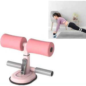 Taille reductie en buik indoor fitnessapparatuur Home abdominal crunch assist apparaat (Perzik Roze)