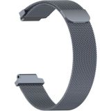 Milanese polsband horlogeband voor Garmin Forerunner 235 26cm (grijs)