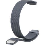 Milanese polsband horlogeband voor Garmin Forerunner 235 26cm (grijs)