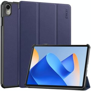 Voor Huawei MatePad 11 2023 ENKAY Tri-fold Custer Texture lederen standaard Smart Case