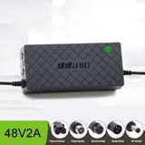 LVWEI 48V 2A Electromobile Smart Lithium Battery Charger (DC Head )