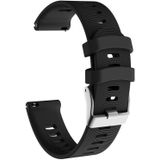 Slimme horloge silicone polsband horlogebandje voor Garmin Forerunner 245 (zwart)