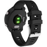 Slimme horloge silicone polsband horlogebandje voor Garmin Forerunner 245 (zwart)