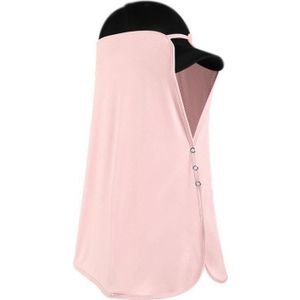Zomer Ice Silk Sunshade Outdoor Hat Gordijn Dames Anti-UV Rijden Sjaal Hoofscarf (XTJ49 Cherry Pink)
