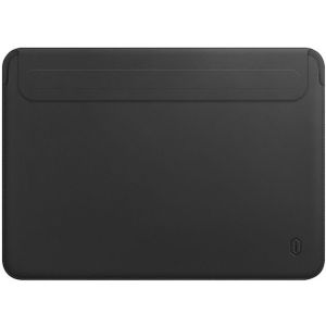 WIWU Skin Pro II 12 inch ultradun PU lederen beschermhoes voor nieuwe MacBook (zwart)