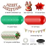 12 Inch Sequin Mall Decoration Balloon Christmas Set (Rose Gold letters)