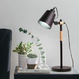 Knop schakelaar lezing bureaulamp Home Decoratie lamp (wit)