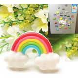 10 PCS Home Koelkast Magneten Decoratieve Message Stickers Kinderen Whiteboard Stickers (Rainbow)