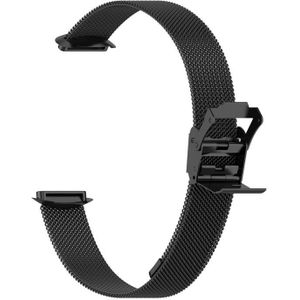 Voor Fitbit Luxe Clip-on metalen vervangende band horlogeband