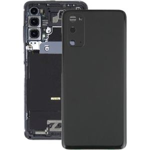 Batterij achterkant met camera lens cover voor Samsung Galaxy S20 (zwart)