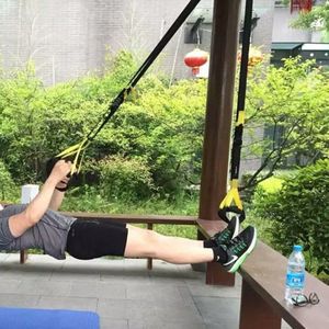 P3-2 verstelbare Fitness oefening hangende trekken touw TRP3X muur katrol Yoga band  belangrijkste gordel: 1 4 m  sport 1.9 m nadat aangepast  versie (leger-groen)