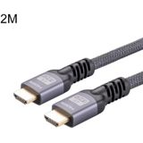 HDMI 2.0 Mannelijk naar HDMI 2.0 Mannelijke 4K ultra-HD gevlochten adapterkabel  kabellengte: 2m