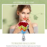 S925 Sterling Zilver Zilveren Turkse Ballon kralen Ketting Accessoires