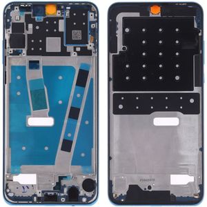 Front behuizing LCD frame bezel plaat met kant toetsen voor Huawei P30 Lite (blauw)