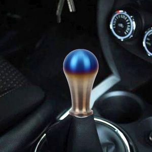 Universeel voertuig auto blauw geschroefd Gear Shifter hendel handmatige automatische Shift knop Adapter