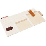 Muti-functionele Auto auto zonneklep Sunglass houder Card houder innerlijke Pouch opbergtas (Khaki)