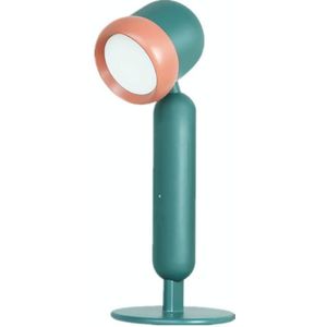 USB-oplaad touch verstelbare LED-kinderen lezen en leren eye protection table lamp (Groen)