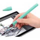 Stylus pen silica gel beschermende case voor Microsoft Surface Pro 5/6 (mintgroen)