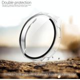 Voor Huawei Watch GT2e 2 in 1 Tempered Glass Screen Protector + Fully Plating PC Case(Transparant)