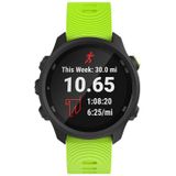 Smart Watch silicone polsband horlogeband voor Garmin Forerunner 245 (groen)