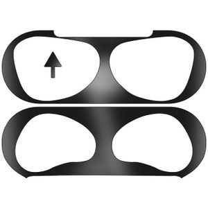 2 PCS Headphone Inner Cover Sticker Dustproof Protective Film For Airpods 3(Black)