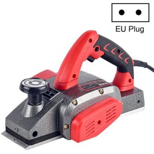 Draagbare multifunctionele elektrische houten schaafmiddel huishoudelijke desktop houtbewerking elektrische push schaafgereedschap  EU plug  model: luxe aluminium body 82 (plastic verpakking)