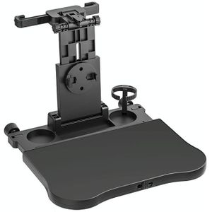 Autostoel Terug 360 Graden Roterend Eettafel Board Multifunctioneel Vouwen Beverage Computer Rack (Zwart)