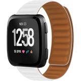 Voor Fitbit Versa 4 / 3 / Sense 2 20 mm siliconen magnetische horlogeband