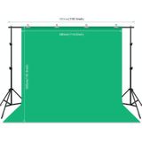 PULUZ 2x3m foto studio achtergrond ondersteuning stand achtergrond dwarsbalk beugel kit met rode / blauwe / groene achtergronden