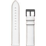Voor Huawei Watch GT3 Pro 43 mm / 46 mm eerste laag lederen naaigaren horlogeband 20 mm / 22 mm