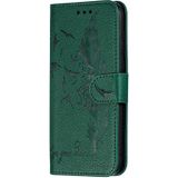 Feather patroon Litchi textuur horizontale Flip lederen draagtas met portemonnee & houder & kaartsleuven voor Huawei Y5 (2019)/Honor 8S (groen)