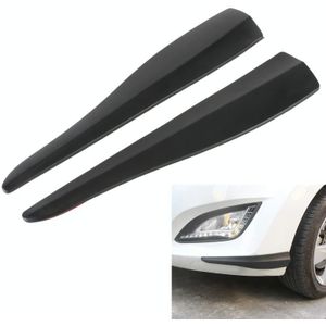 1 paar auto effen kleur siliconen bumperstrip  stijl: lang