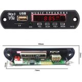 Auto 12V audio MP3 speler decoder Board FM radio TF USB 3 5 mm AUX  met Bluetooth en Recording