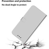 Voor Huawei P30 Pro Imitated Mirror Surface Horizontal Flip Leather Case met Holder & Card Slots & Wallet & Lanyard(Silver)