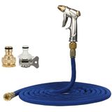 100FT 9m Auto hoge druk wasgereedschap Telescopische Water Pipe Set (Blauw)