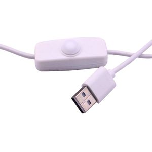 2W Warm wit licht USB LED-lamp met magnetische & kabel  USB-2W-WW 5V 140-150Lumens 6 LED