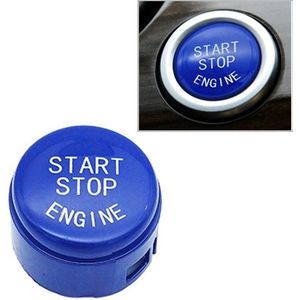 Auto start stop engine knop schakelaar vervangen cover 61319153832 voor BMW 5/6/7 serie 2009-2013 (blauw)