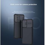 Voor Samsung Galaxy S21 5G NILLKIN Black Mirror Pro Series Camshield Volledige dekking Stofdichte krasbestendige telefoonhoes (Blauw)