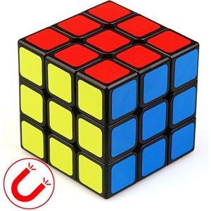 Moyu Mr. M-serie magnetische kubus twisty puzzel speelgoed drie lagen kubus puzzel speelgoed (Zwart)