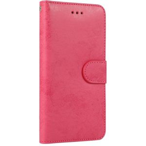 Voor iPhone 6 Plus KLT888-2 Retro 2 in 1 Afneembare Magnetische Horizontale Flip TPU + PU Lederen case met Holder & Card Slots & Photo Frame & Wallet(Rose Red)