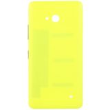 Frosted oppervlakte omhulling van kunststof Back Cover voor Microsoft Lumia 640(Yellow)
