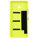 Frosted oppervlakte omhulling van kunststof Back Cover voor Microsoft Lumia 640(Yellow)
