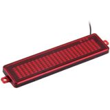 DC 12V auto LED programmeerbare Showcase bericht teken Scrolling Display verlichting bord met afstandsbediening (rood licht)