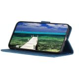 Voor Samsung Galaxy S23 5G KHAZNEH Retro Textuur Horizontale Flip Lederen Telefoon Case (Blauw)