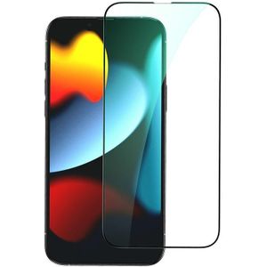 Rock Space 0.33mm Groen Licht Oogbescherming Anti-Blauw Licht Volledig Screen Gehard Glasfilm voor iPhone 13