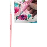 10 PCS 7 WeiZhuang Haak Lijn Pen schilderen handgeschilderde aquarel Wolf Mint Hook Line Pen Schilderij Lijn Dunne Lijn Brush  Kleur: Roze