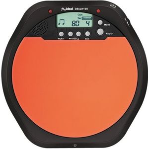 Elektronische stom bestrijding Board Trainer Drum oefening metronoom DS100(Black+Orange)