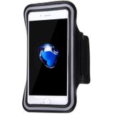Voor iPhone 8 Plus & 7 Plus Sport Armband Case met sleutel Pocket(Black)