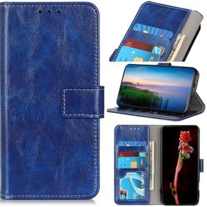 For Samsung Galaxy S23 Ultra 5G Retro Crazy Horse Texture Horizontal Flip Leather Phone Case(Blue)